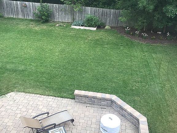 Backyard patio