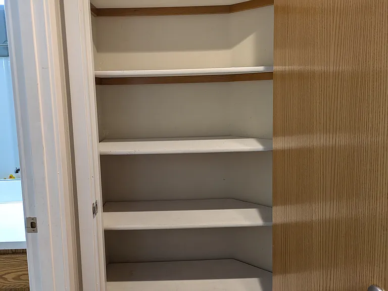 Hall storage closet