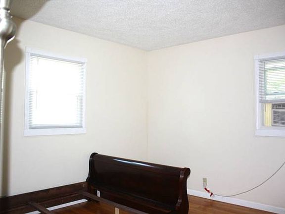 Master bedroom. All bedrooms have hardwood floors and fresh paint.