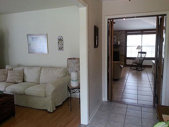 The view from the front door looking towards both the Formal Living & Den!