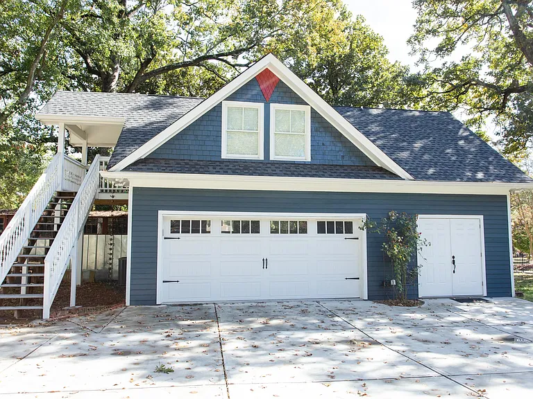 Two car garage with level 2 EV charger. Apartment above the garage can be included - inquire for details.