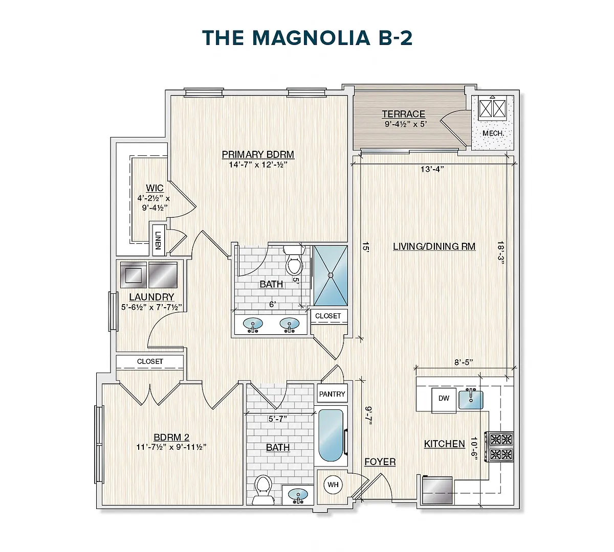 Floor plan The Magnolia B-2