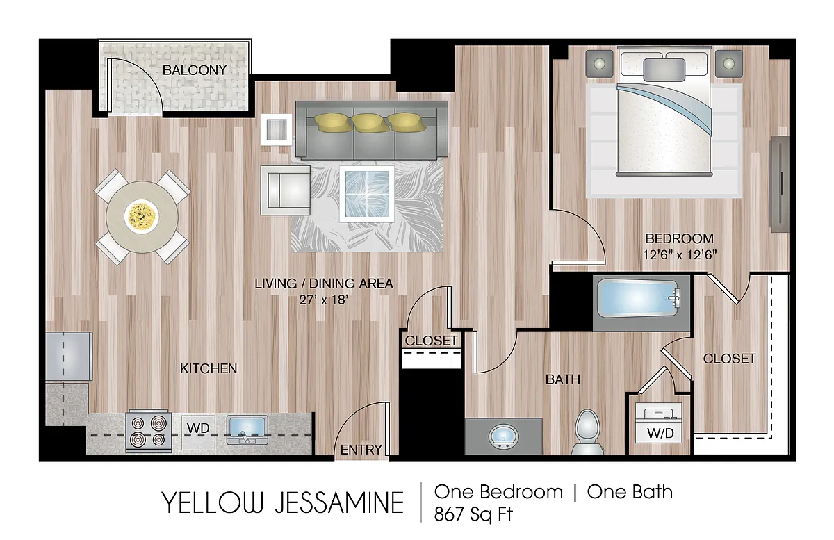 Floor plan Yellow Jessamine