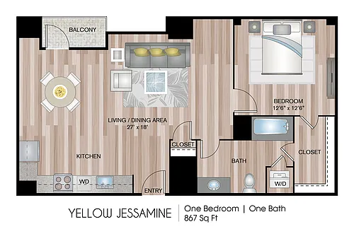 Floor plan Yellow Jessamine