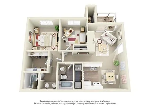 Floor plan 2X2MR