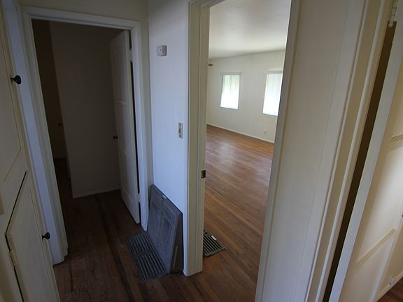 Hallway with closets