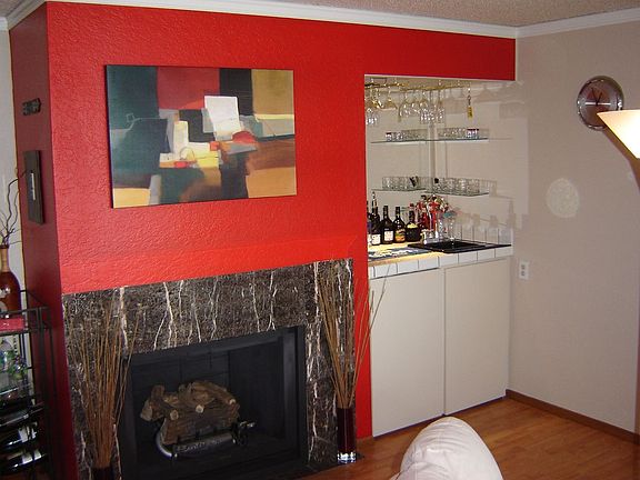 Fireplace & Wet Bar