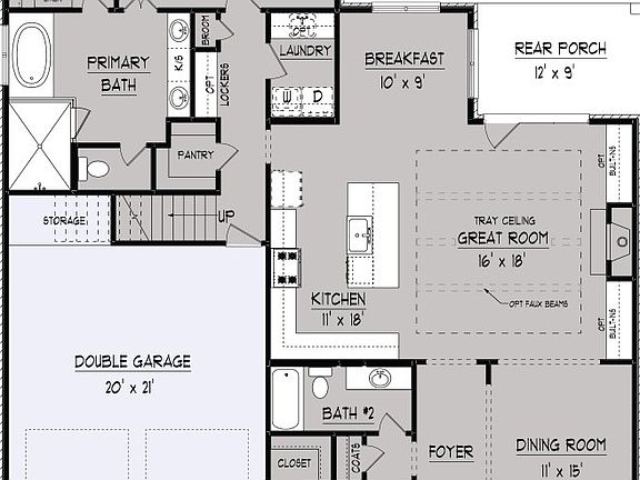 Meredith Floorplan First Floor