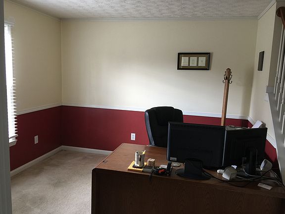dining room used as office
