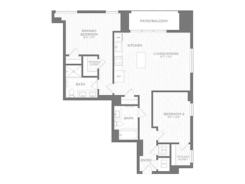 Floor plan B3