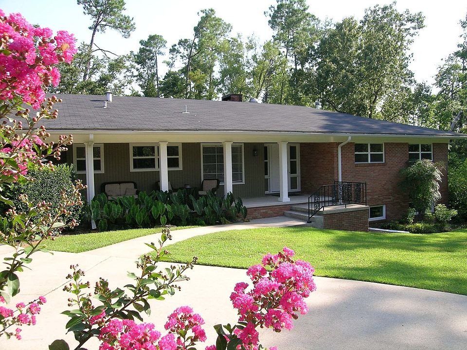 This view is of the front of the house minus some of the porch and the garage