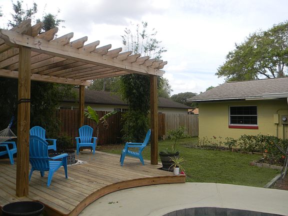 Back Yard with pool