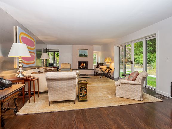 From sitting area to living room.