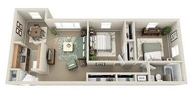 Floor plan 2B