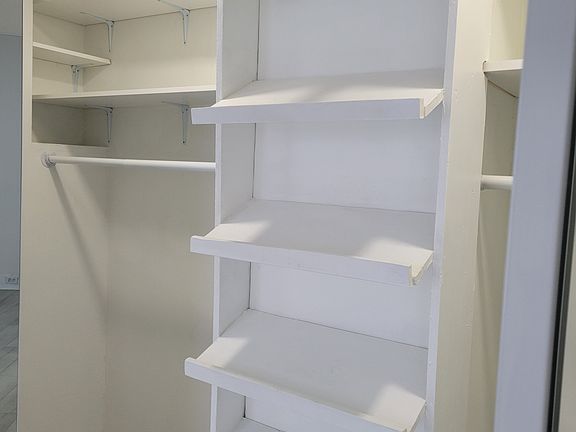 closet in master bedroom