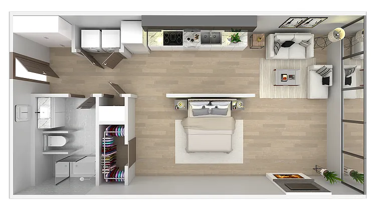 Floor plan A1-A