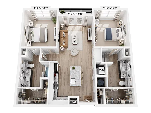Floor plan B2- Enhanced Renovation