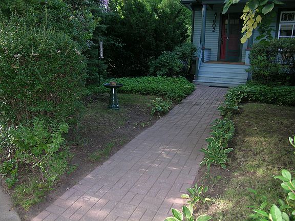 view to front porch