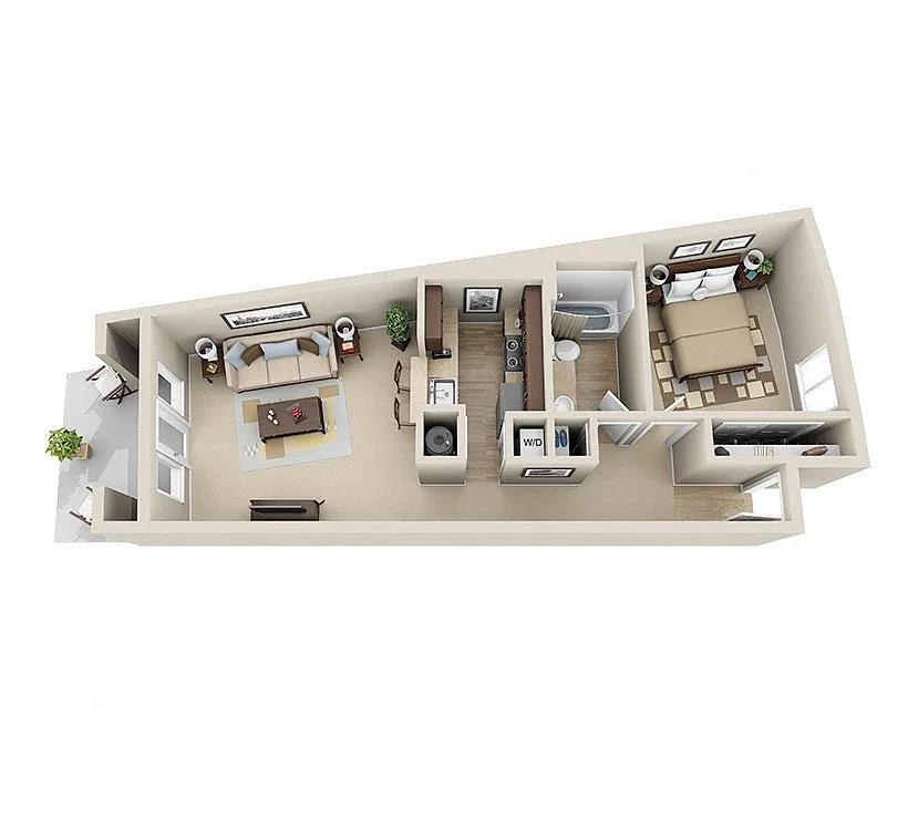 Floor plan Residence 1 Upgraded