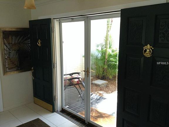 Double doors with glass ext