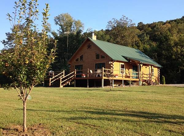Farm cabin looking SE