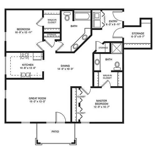 Floor plan Blue Spruce II