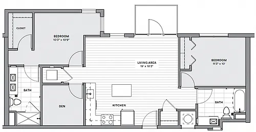 Floor plan BD1