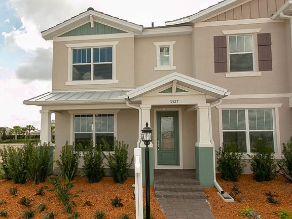 Foxtail exterior unit with covered front porch
