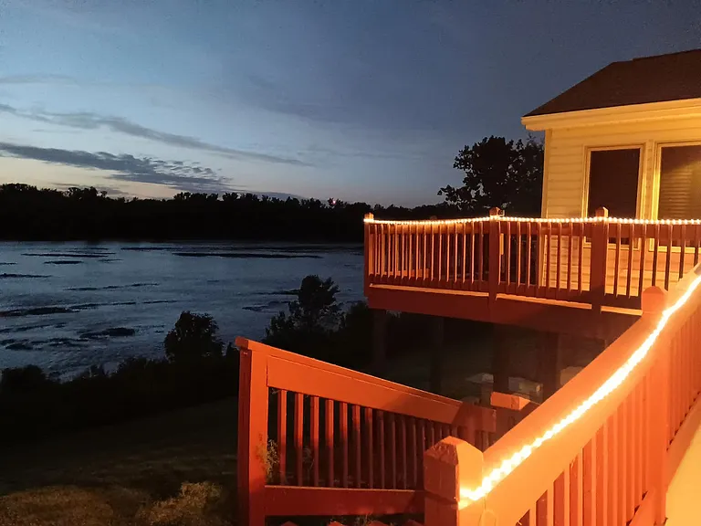 Looking east from the deck
