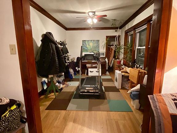 View into the dining room/ office