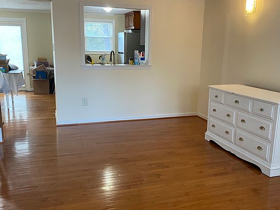 Living room and dining room.