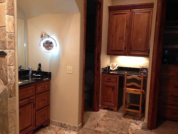 Master bath desk