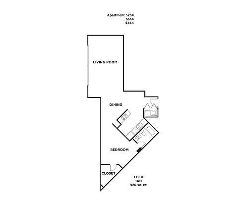 Floor plan 1AH