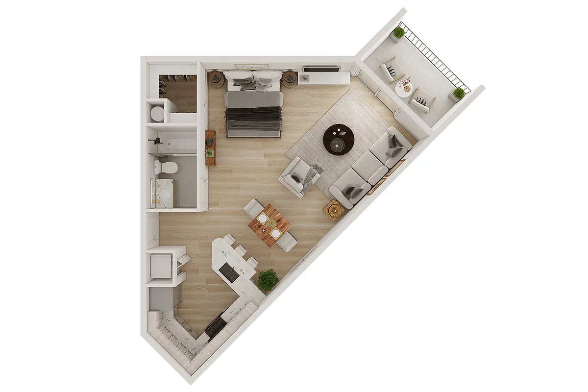 Floor plan Studio