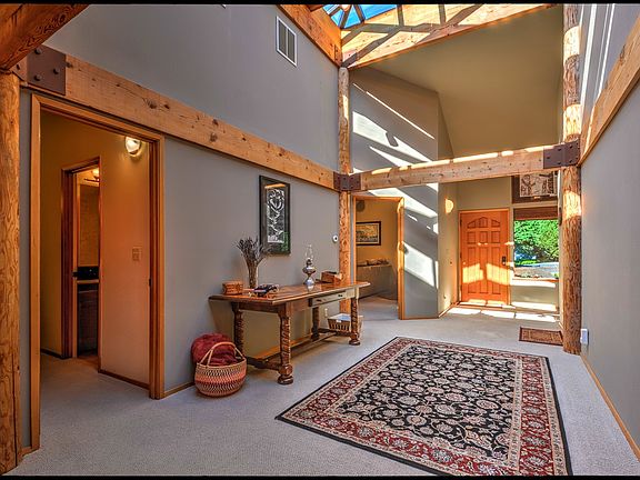 Entry with pyramid skylight