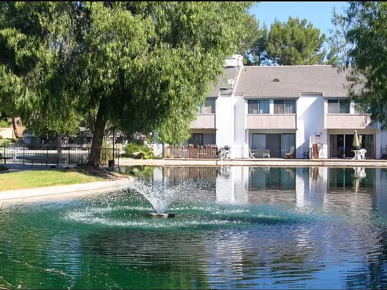 Lakeshore water feature