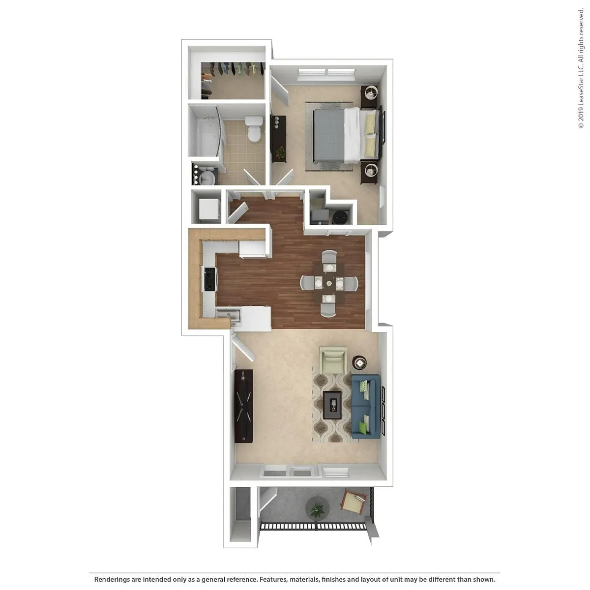 Floor plan 1x1A1