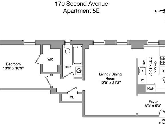 2nd image of 170 2nd Ave APT 5E