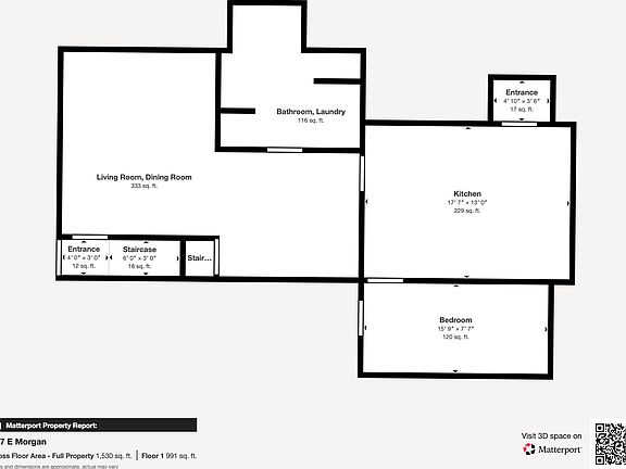 Main level floor plan