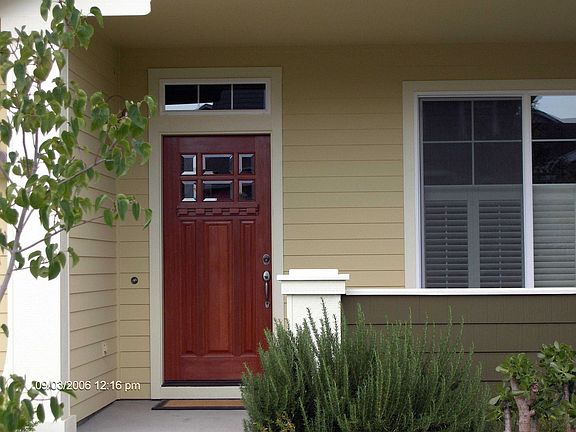 mahogany front door