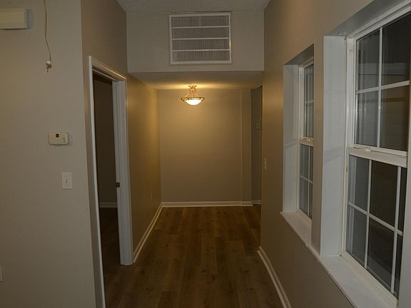bedroom entrance and dining area