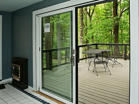 Deck off kitchen