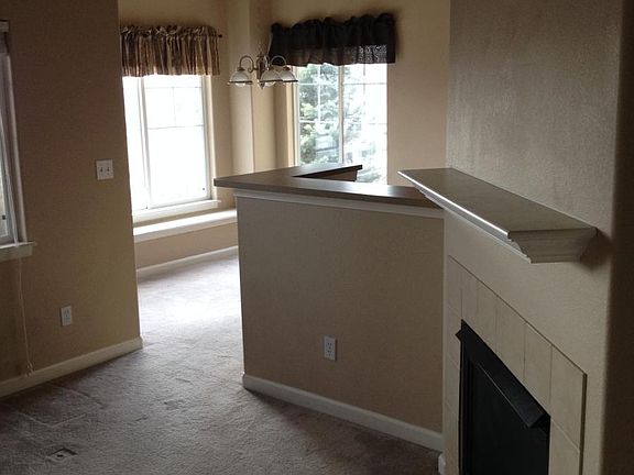 Living and dining areas