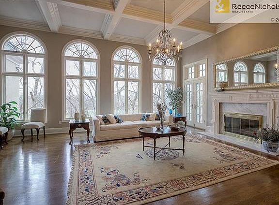 Great Room with Soaring Ceilings & Abundant Natural Light