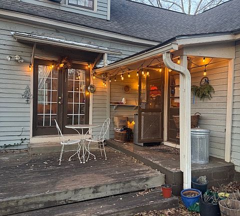 Private Patio and Covered Porch