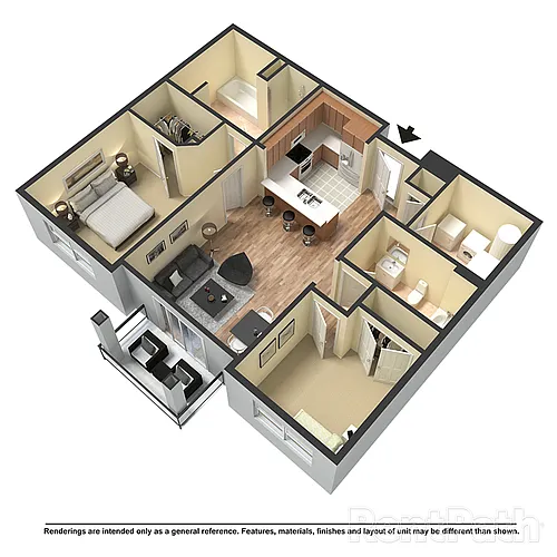 Floor plan 2BD