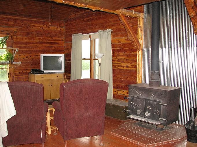 LR and Wood stove