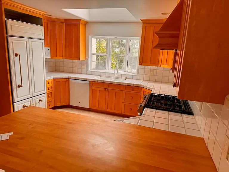 Kitchen looking from dining area