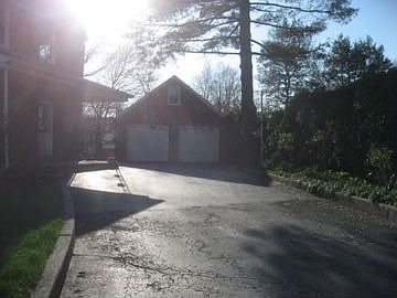 Garage and HUGE driveway