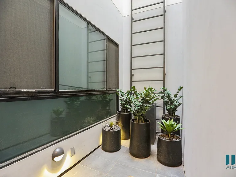 Interior Courtyard with Planters